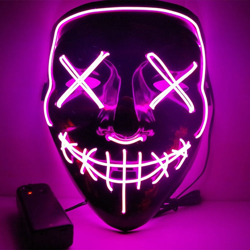 LED Mask | Light Up Party Masks | The Purge Election | Glow In Dark