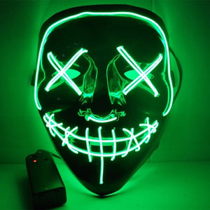 LED Mask | Light Up Party Masks | The Purge Election | Glow In Dark