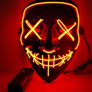 LED Mask | Light Up Party Masks | The Purge Election | Glow In Dark