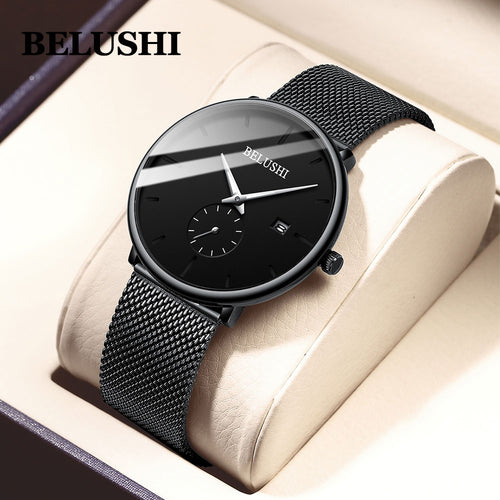 Men’s Luxury  Stainless Steel Quartz Watch
