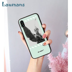 Off white phone cases for iPhone 8 7 6 6S Plus X XS MAX 5 5S SE XR 11 11pro max