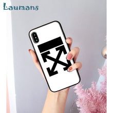 Load image into Gallery viewer, Off white phone cases for iPhone 8 7 6 6S Plus X XS MAX 5 5S SE XR 11 11pro max