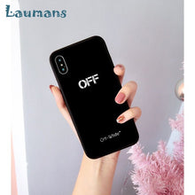 Load image into Gallery viewer, Off white phone cases for iPhone 8 7 6 6S Plus X XS MAX 5 5S SE XR 11 11pro max